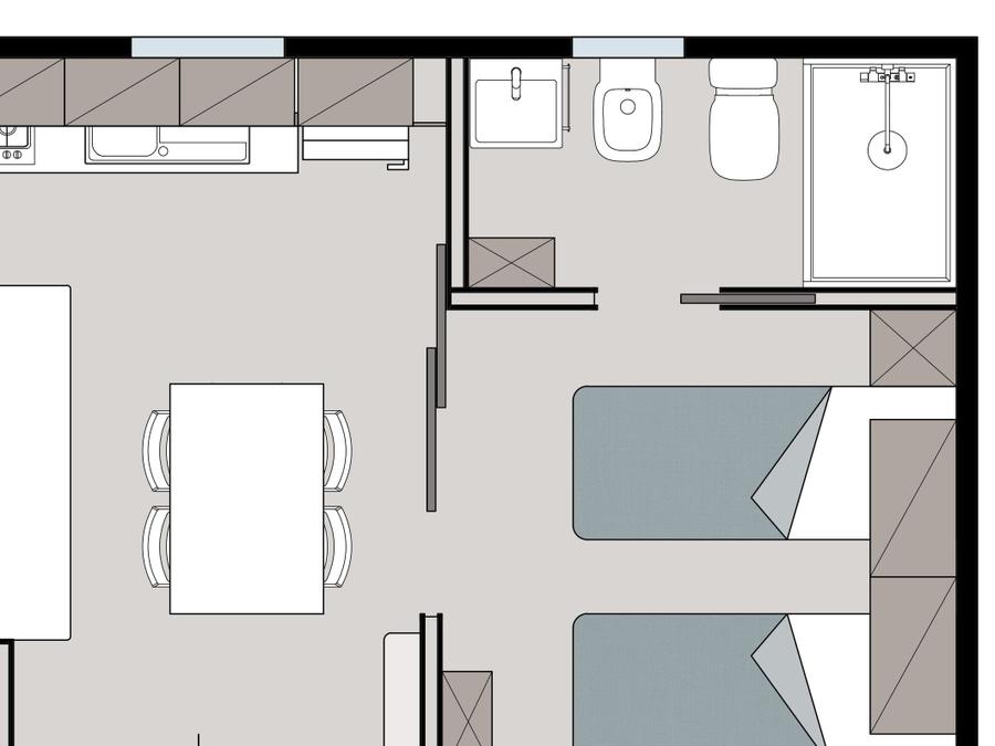 Mobilhome 3 personnes - TIFFANY 5