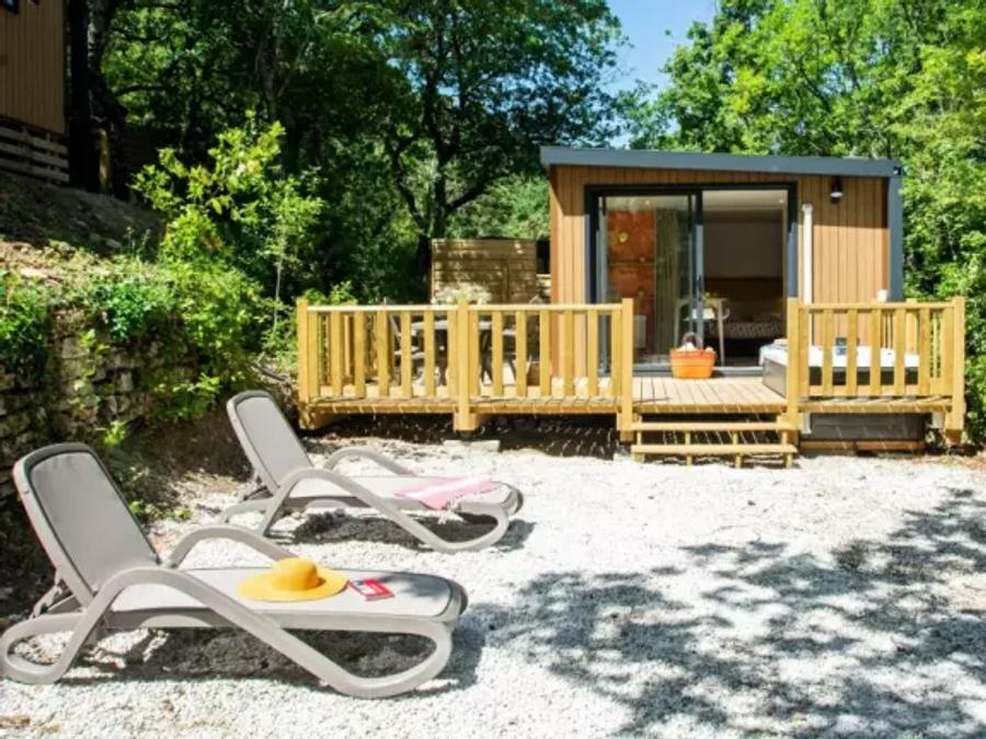 Mobilhome 2 personnes - Cottage Evasion 2 Pièces Climatisé Spa Privatif 0