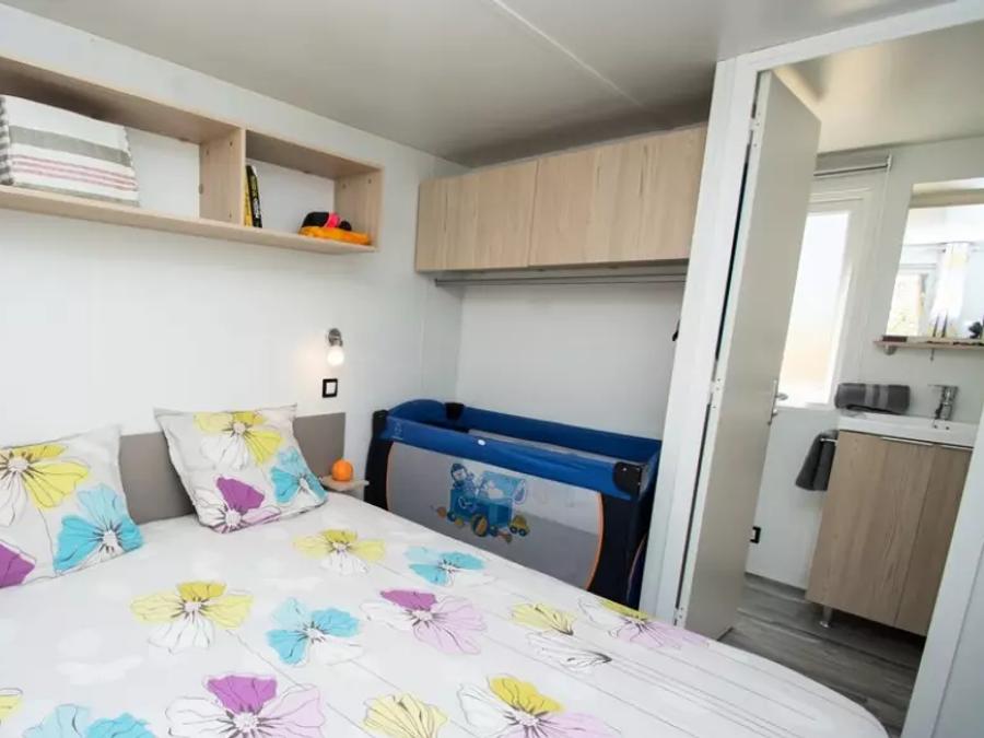 Mobilhome 4 personnes - Cottage Romarin 3 Pièces 4 Personnes Climatisé Spa Privatif 5