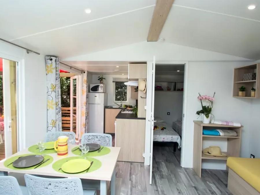 Mobilhome 4 personnes - Cottage Romarin 3 Pièces 4 Personnes Climatisé Spa Privatif 3