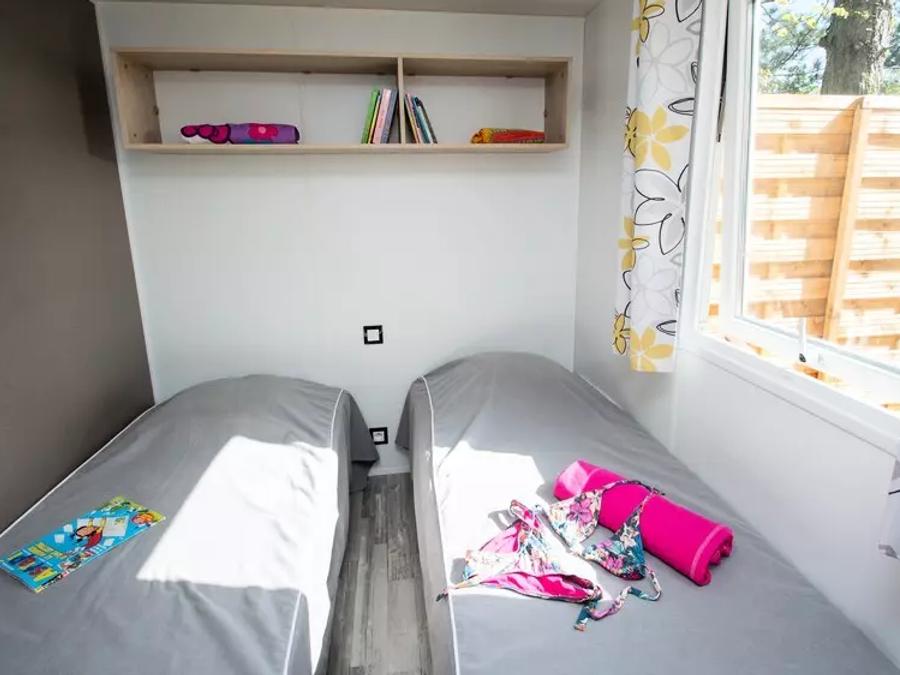 Mobilhome 6 personnes - Cottage Romarin 4 Pièces 6 Personnes Climatisé Spa Privatif 4