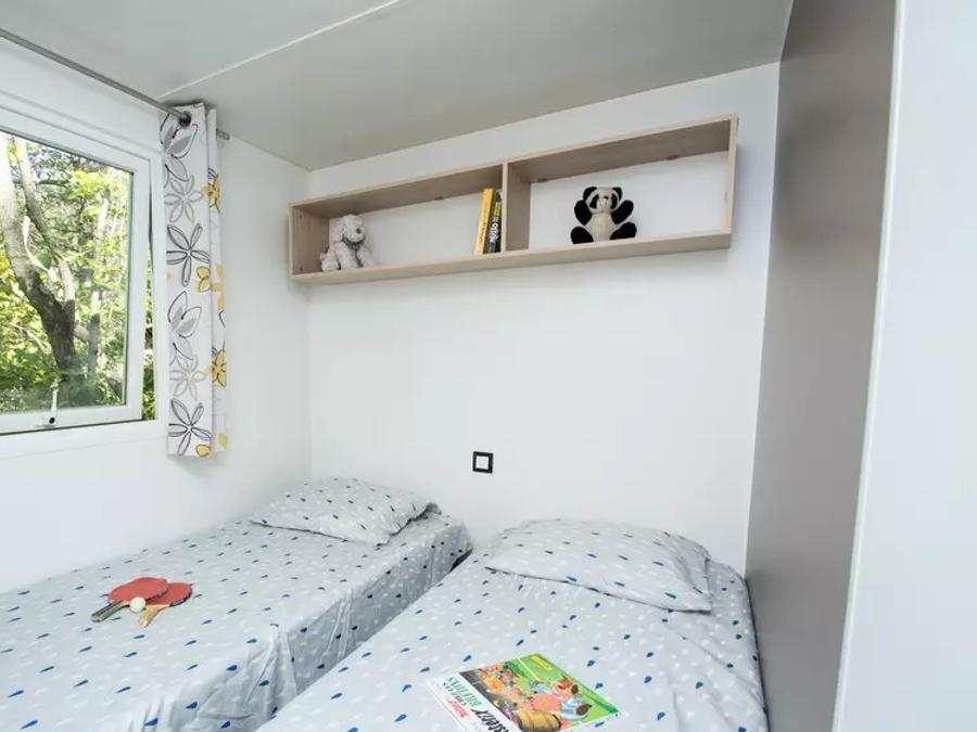 Mobilhome 6 personnes - Cottage Romarin 4 Pièces 6 Personnes Climatisé Spa Privatif 5