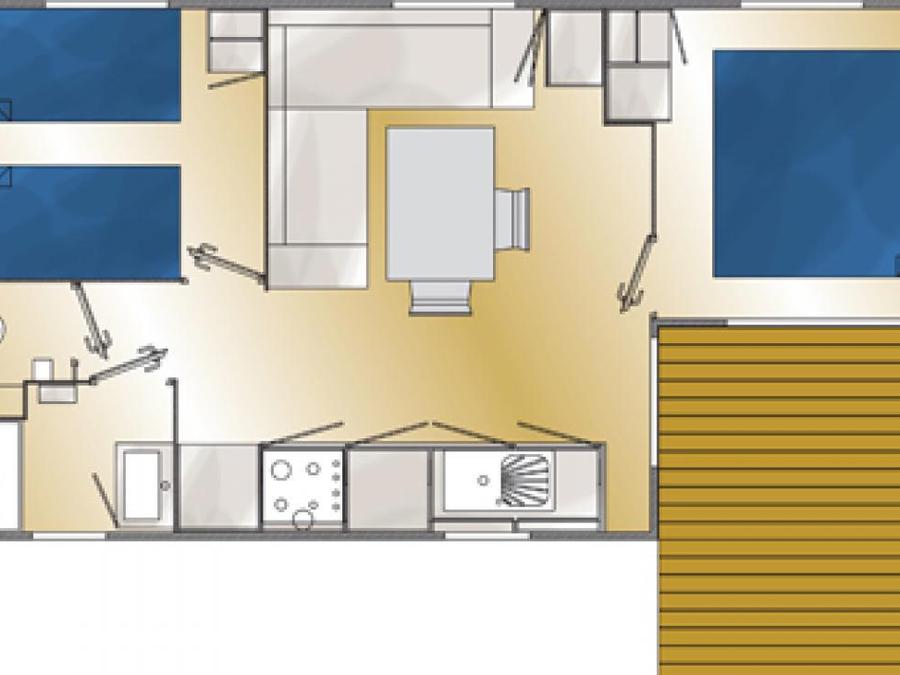 Mobilhome 4 personnes - 25m² 4