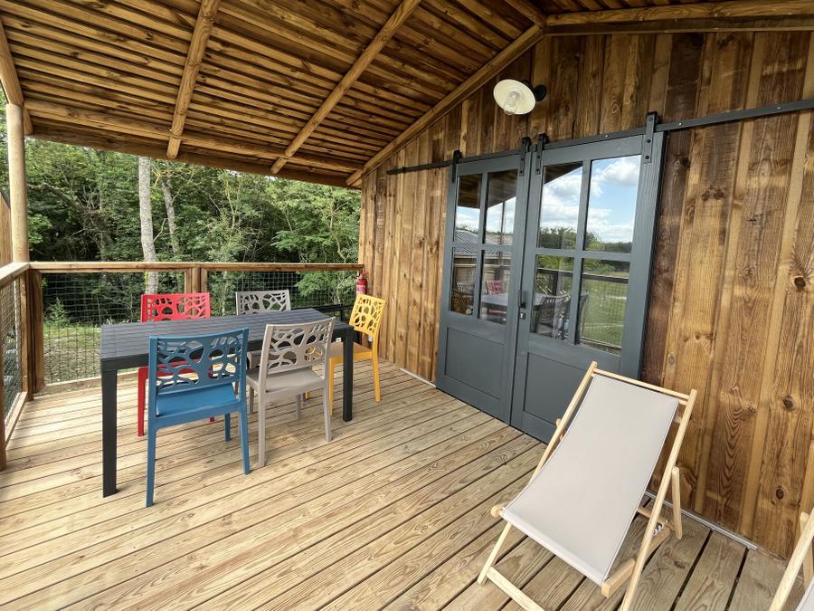 Lodge 5 personnes - Cabane Lodge Familiale (29 m² - 2 ch) 5