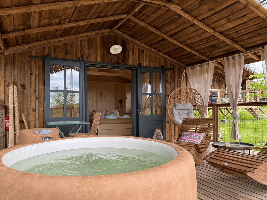 Lodge 2 personnes - Cabane Lodge duo SPA (17 m² - 1 ch) 5