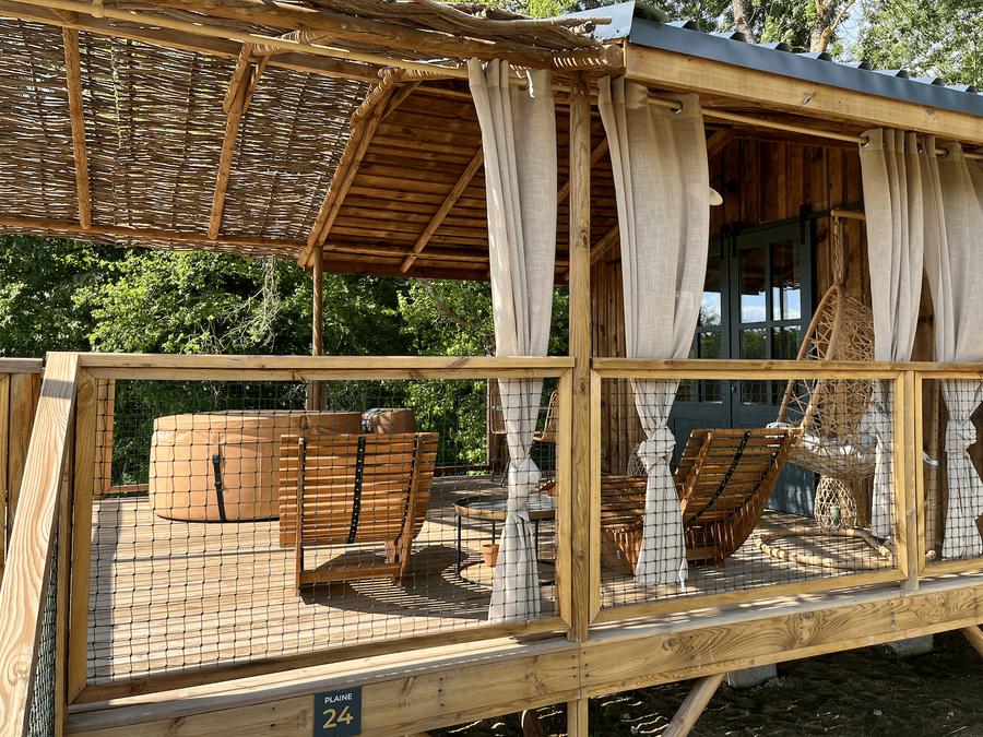 Lodge 2 personnes - Cabane Lodge duo SPA (17 m² - 1 ch) 4