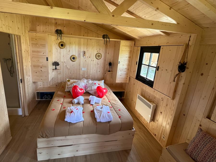 Lodge 2 personnes - Cabane Lodge duo SPA (17 m² - 1 ch) 6