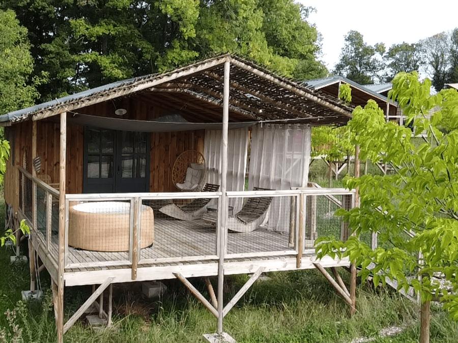 Lodge 2 personnes - Cabane Lodge duo SPA (17 m² - 1 ch) 2