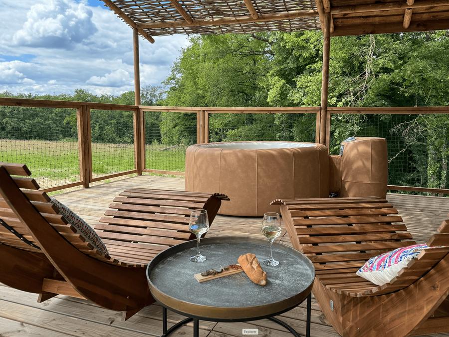 Lodge 2 personnes - Cabane Lodge duo SPA (17 m² - 1 ch) 8