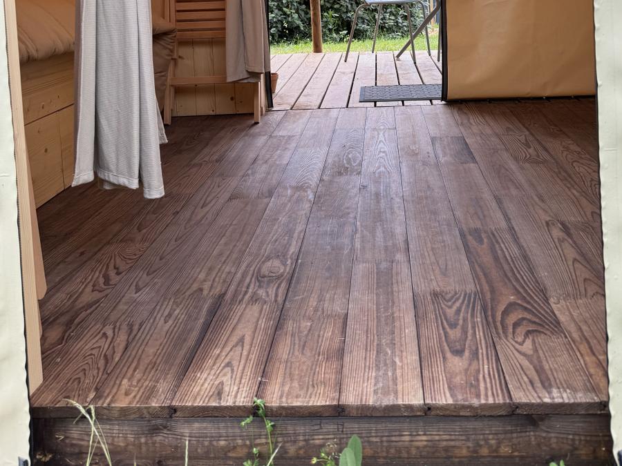 Hébergement 4 personnes - Cabane du campeur (10 m² - 1 ch.) 10