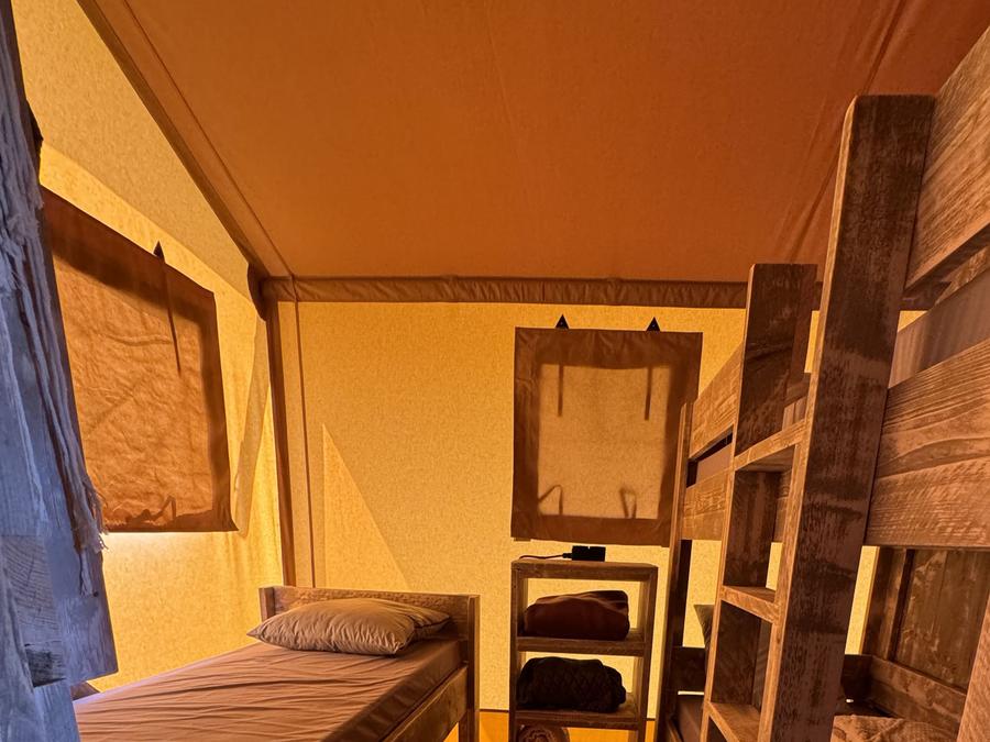 Hébergement 5 personnes - Tente Safari Lodge (40 m² - 2 ch.) 14