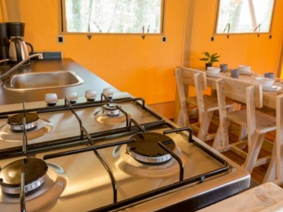 Hébergement 5 personnes - Tente Safari Lodge (40 m² - 2 ch.) 4