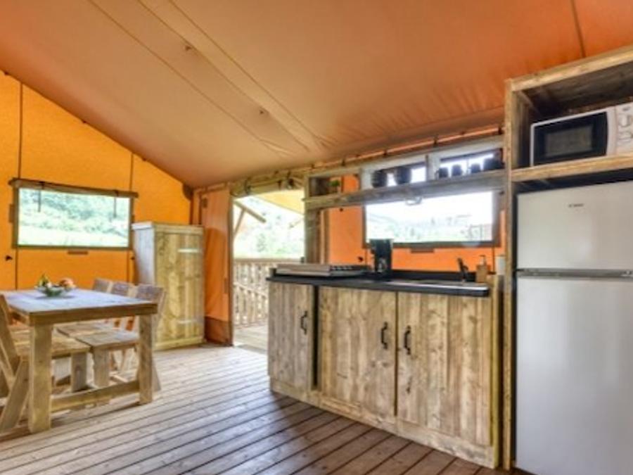 Hébergement 5 personnes - Tente Safari Lodge (40 m² - 2 ch.) 2
