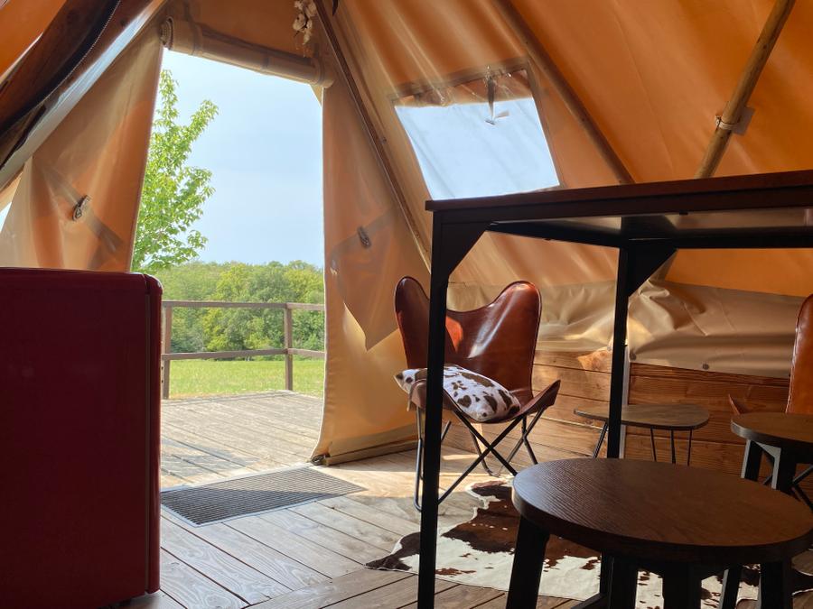 Hébergement 2 personnes - Tipi duo 4