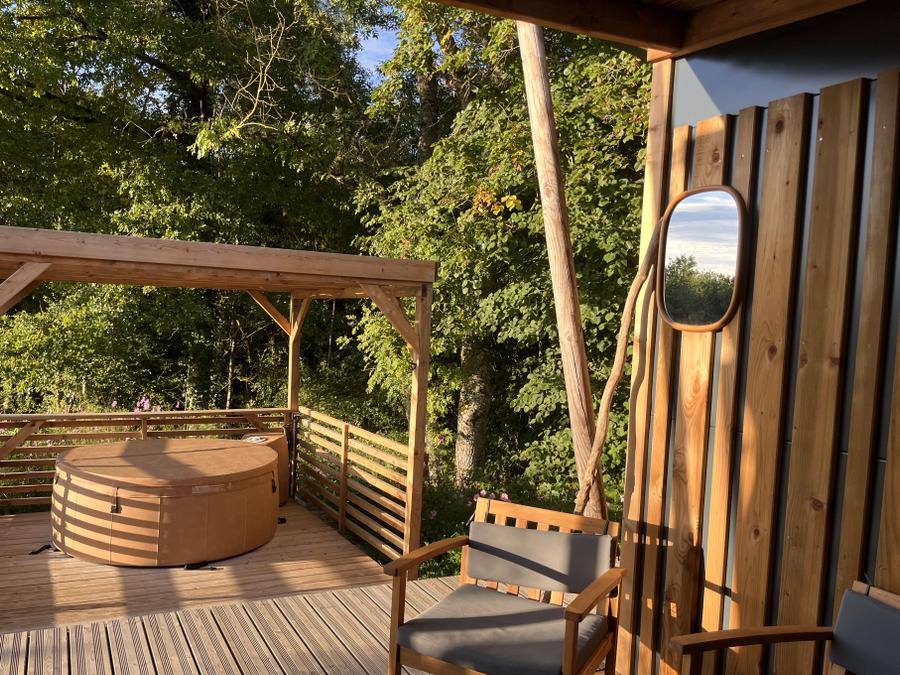 Lodge 4 personnes - Cottage Lodge SPA (35 m² - 2 ch - 4 pers.) 1