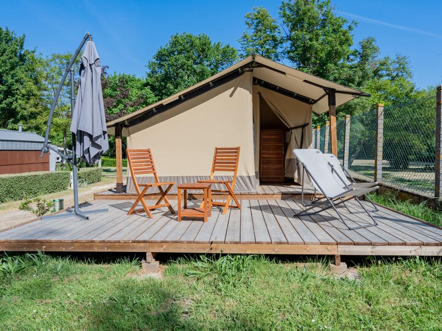 Tente en toile et en bois 2 personnes - Tente insolite - 9 m² 1