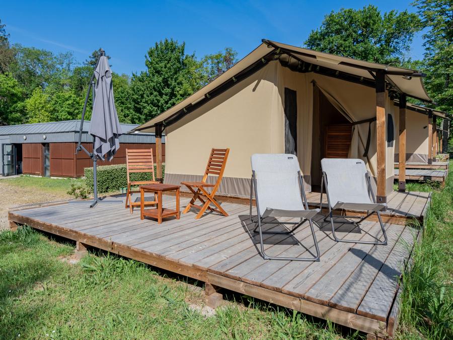 Tente en toile et en bois 2 personnes - Tente insolite - 9 m² 0