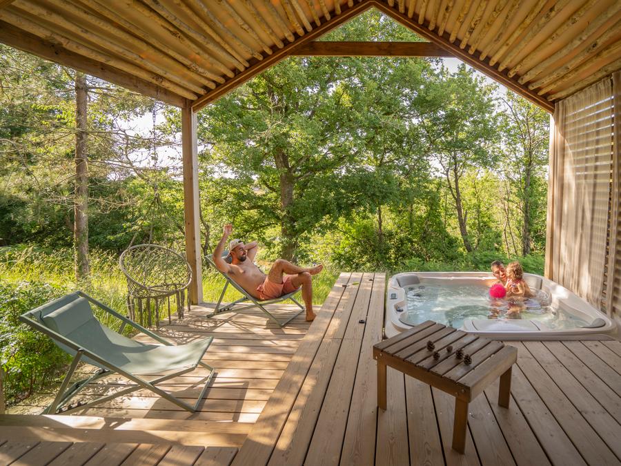 Chalet 5 personnes - Lodge 2 chambres et Spa - Rustique 21