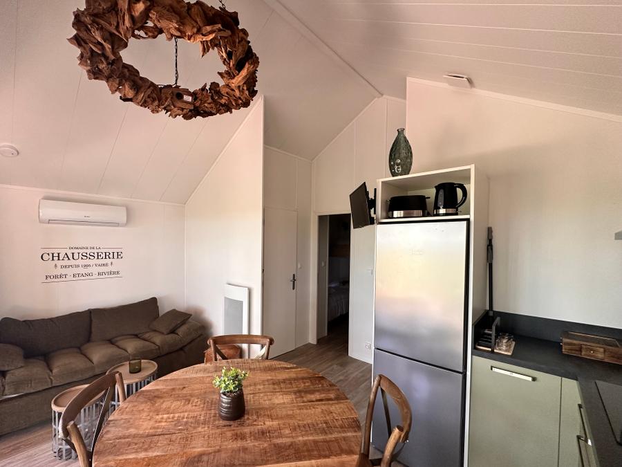 Chalet 5 personnes - Lodge 2 chambres et Spa - Rustique 5
