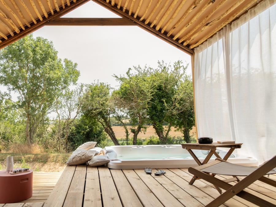Chalet 5 personnes - Lodge 2 chambres et Spa - Rustique 18