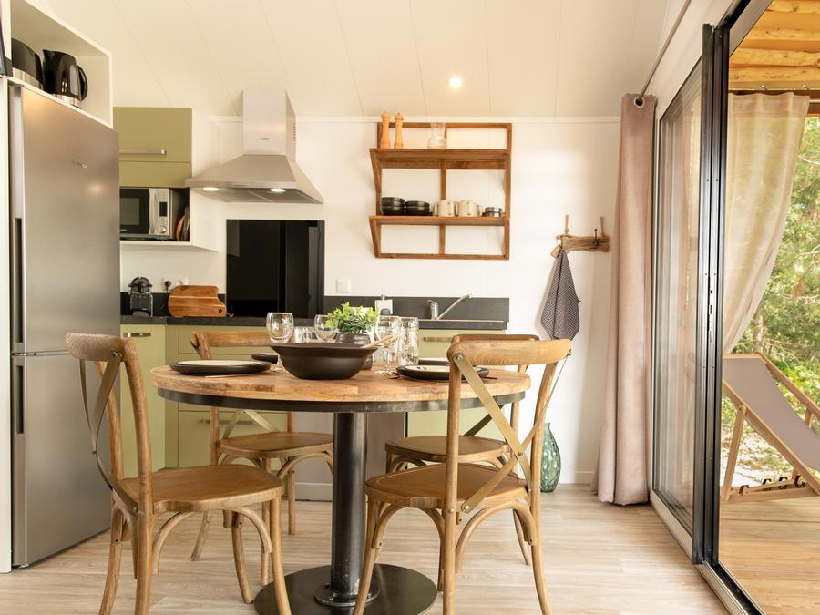 Chalet 5 personnes - Lodge 2 chambres et Spa - Rustique 12