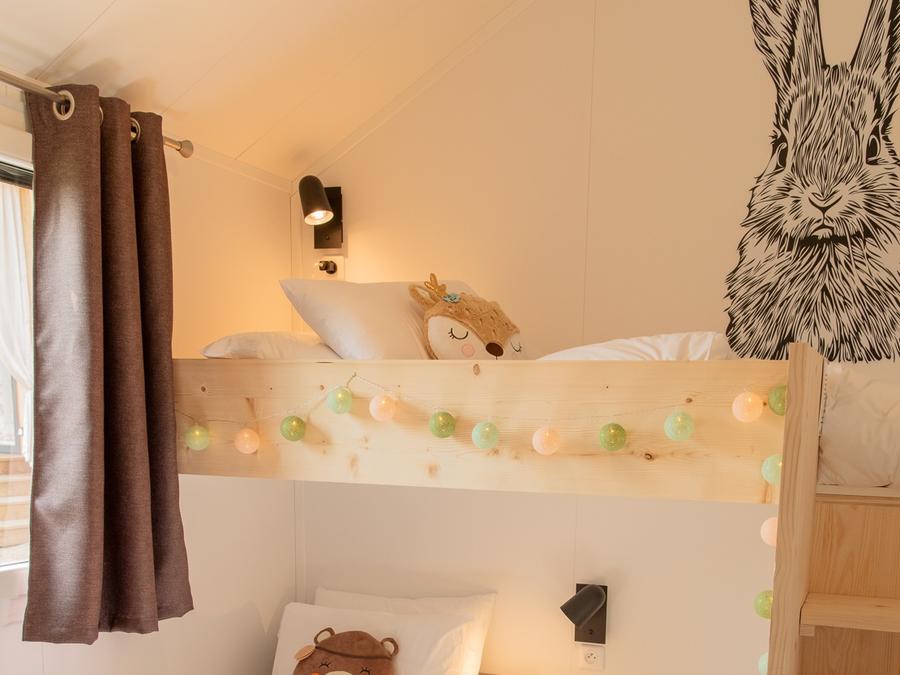 Chalet 5 personnes - Lodge 2 chambres et Spa - Rustique 15
