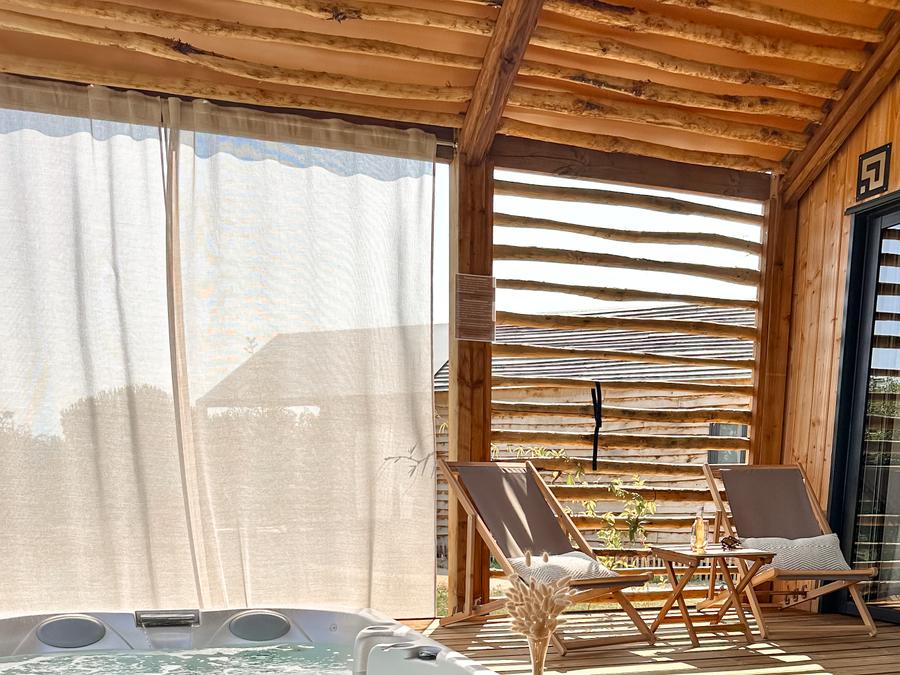 Chalet 5 personnes - Lodge 2 chambres et Spa - Bohème 7