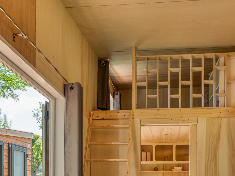Hébergement 4 personnes - Tiny House 2 chambres + Slow Box avec vue sur la rivière 4 pers. 5