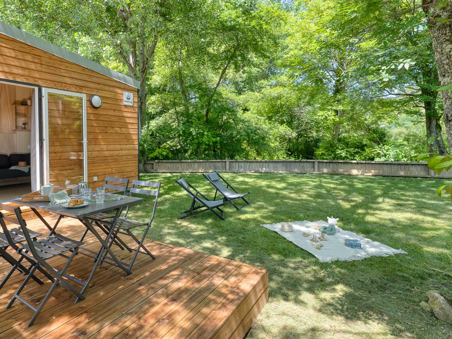 Hébergement 4 personnes - Tiny House 2 chambres + Slow Box avec vue sur la rivière 4 pers. 1