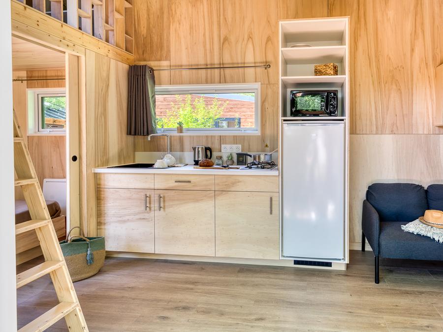 Hébergement 4 personnes - Tiny House 2 chambres + Slow Box avec vue sur la rivière 4 pers. 2