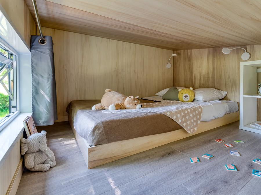 Hébergement 4 personnes - Tiny House 2 chambres + Slow Box avec vue sur la rivière 4 pers. 4