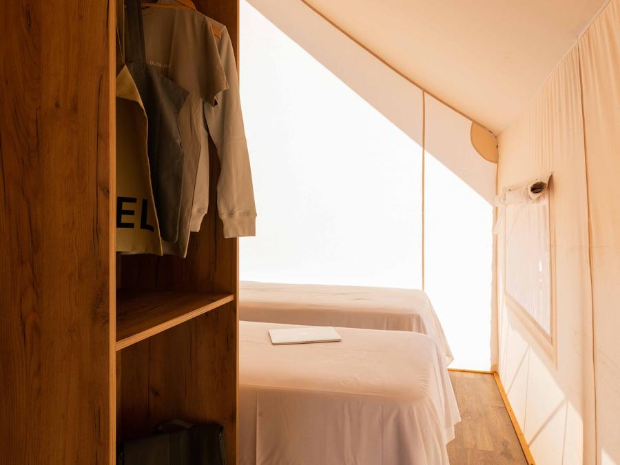 Tente en toile et en bois 2 personnes - Glamping Family Plus 1
