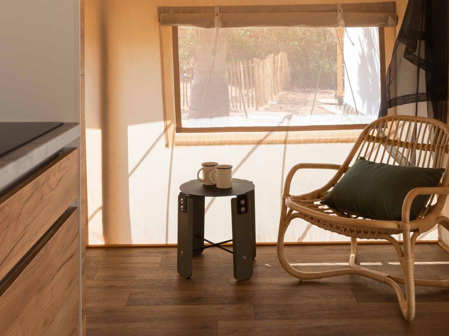 Tente en toile et en bois 2 personnes - Glamping Family Plus 5