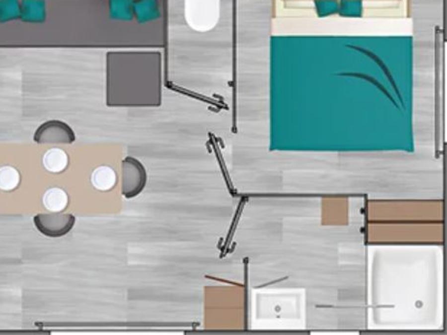 Mobilhome 6 personnes - CLIM 10