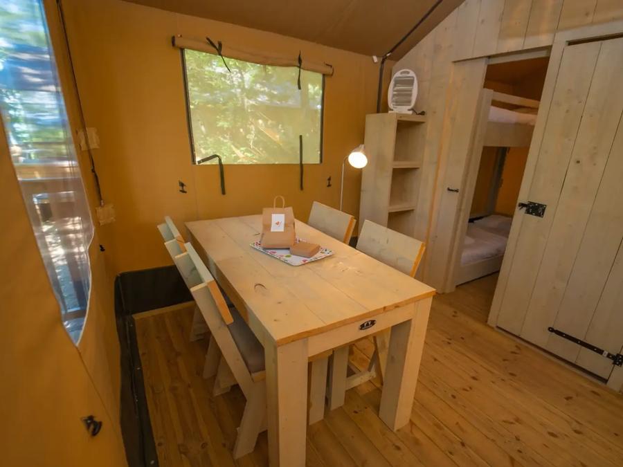 Tente en toile et en bois 4 personnes - Tente Safari 2