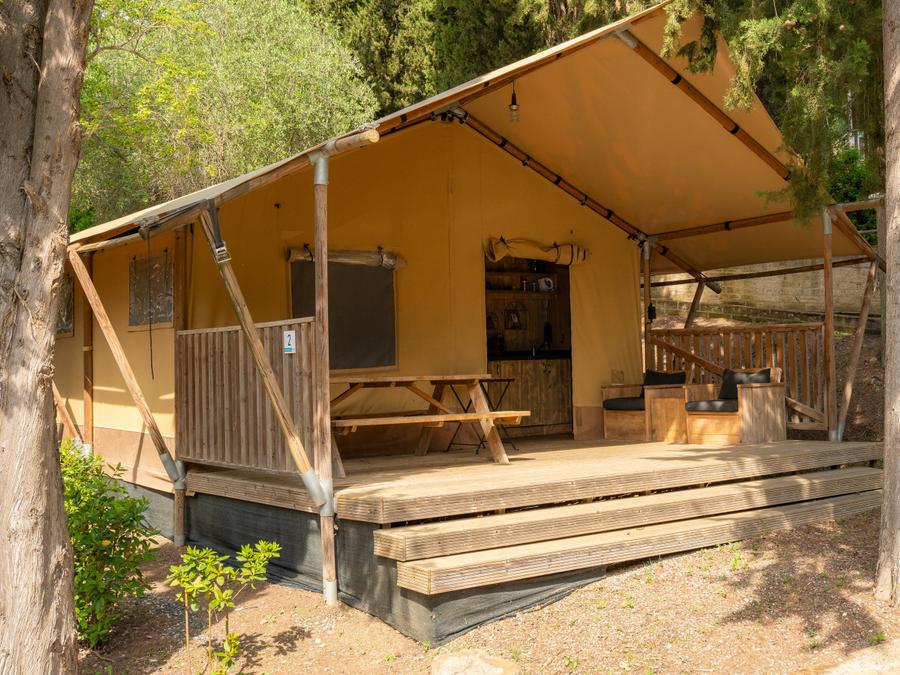 Tente en toile et en bois 4 personnes - Safari Tent 4 pax 6