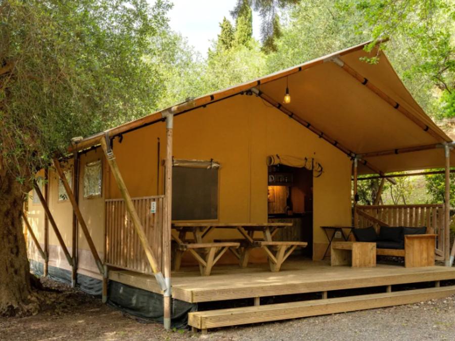 Tente en toile et en bois 4 personnes - Safari Tent 4 pax 0