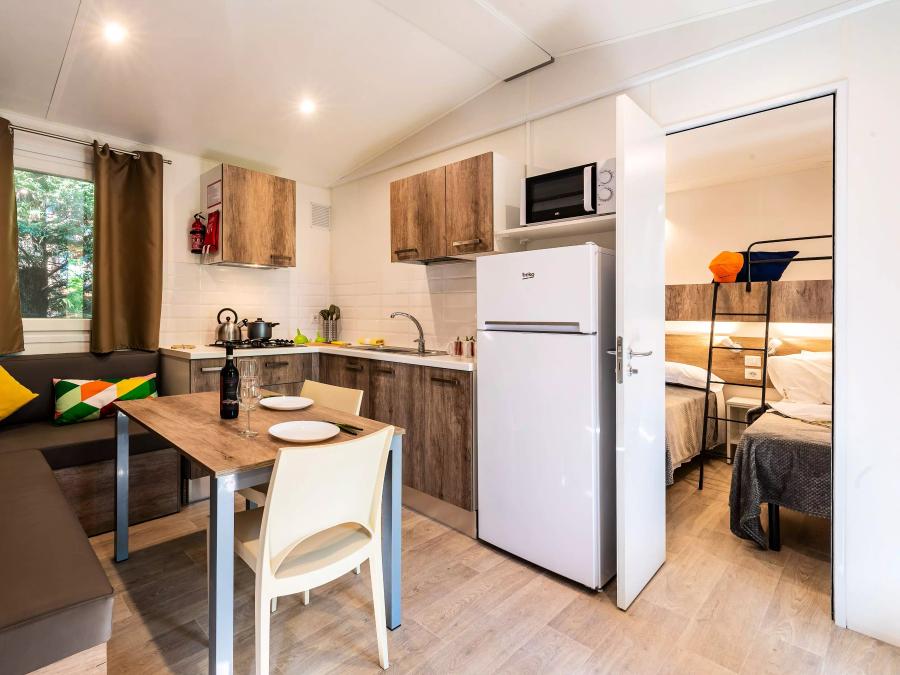 Mobilhome 5 personnes - Mobil Home Deluxe 3 Pièces 5 Personnes Climatisé 2sdb 2