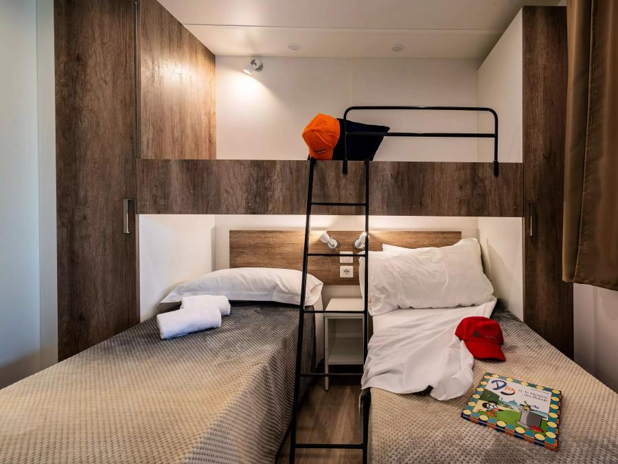 Mobilhome 5 personnes - Mobil Home Deluxe 3 Pièces 5 Personnes Climatisé 2sdb 4