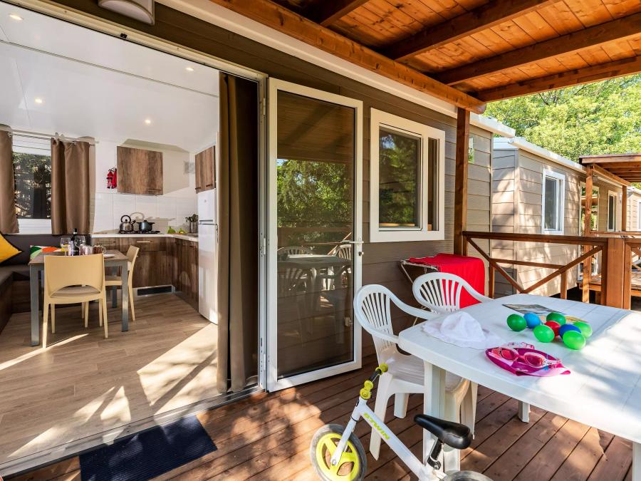 Mobilhome 5 personnes - Mobil Home Deluxe 3 Pièces 5 Personnes Climatisé 2sdb 0