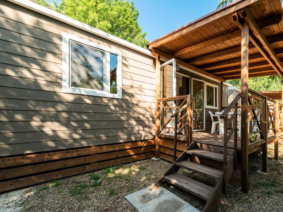Mobilhome 5 personnes - Mobil Home Deluxe 3 Pièces 5 Personnes Climatisé 2sdb 1