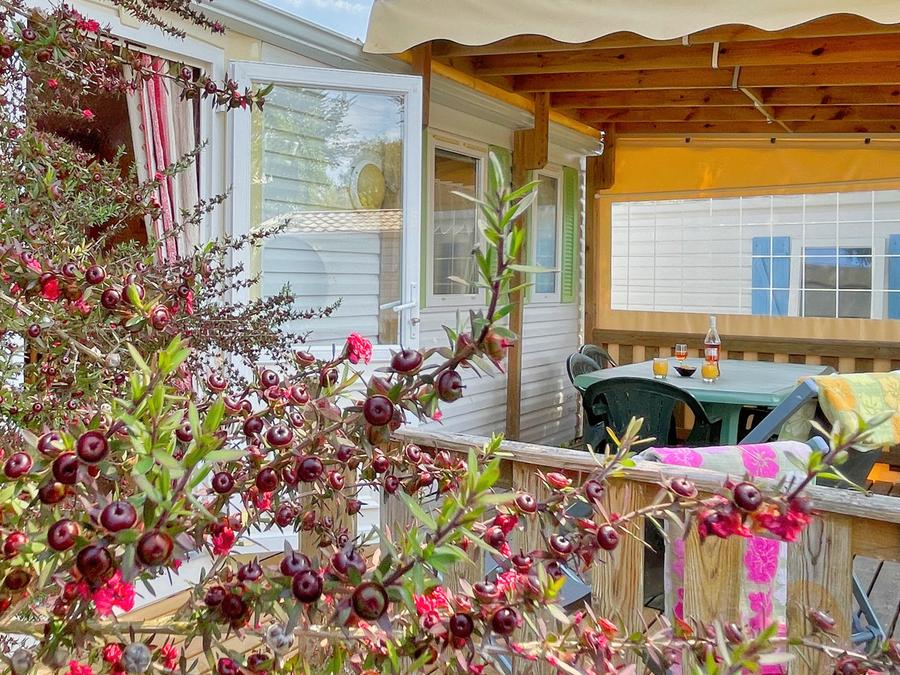 Mobilhome 6 personnes - MH 2CH VINTAGE - TERRASSE SEMI COUVERTE 1