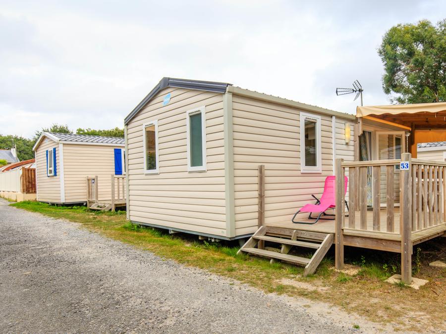 Mobilhome 6 personnes - MH 2CH - TERRASSE SEMI COUVERTE FERMEE 5