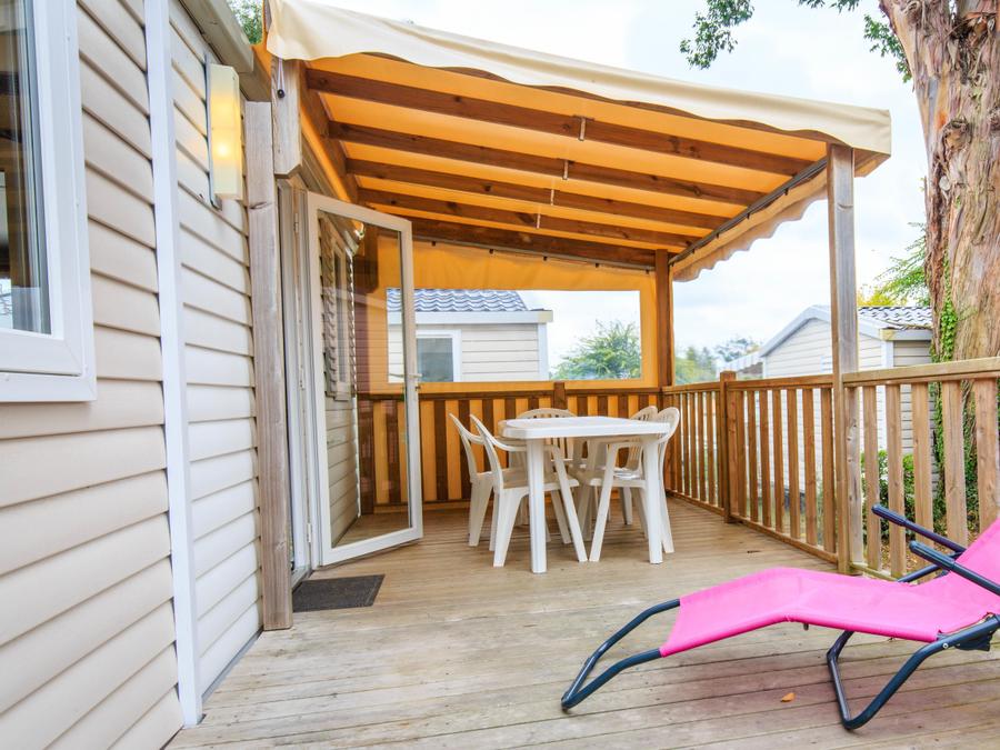 Mobilhome 6 personnes - MH 2CH - TERRASSE SEMI COUVERTE FERMEE 0