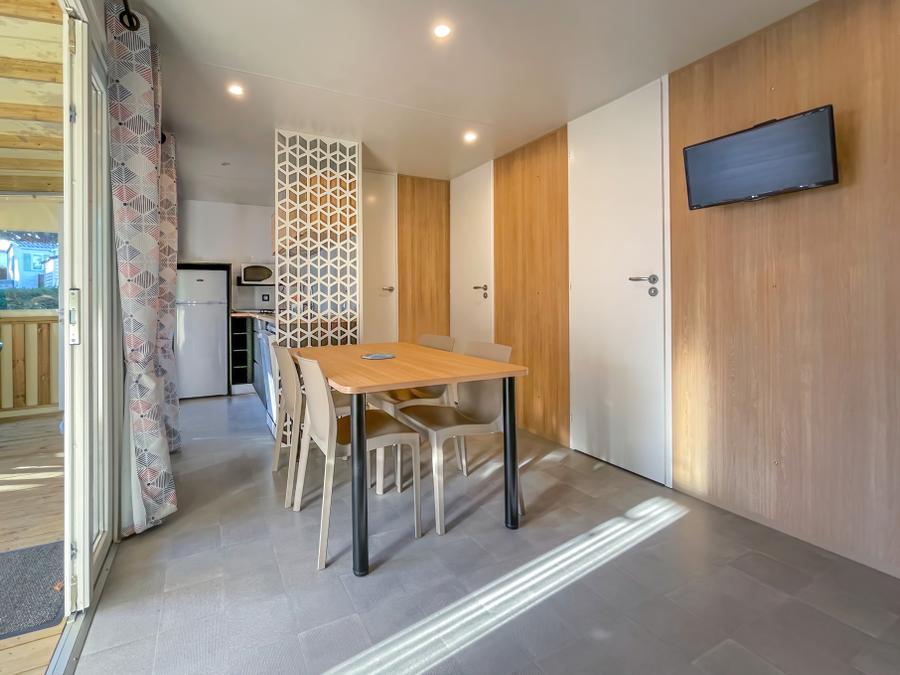 Mobilhome 6 personnes - MH 3CH PREMIUM - TERRASSE SEMI COUVERTE 3