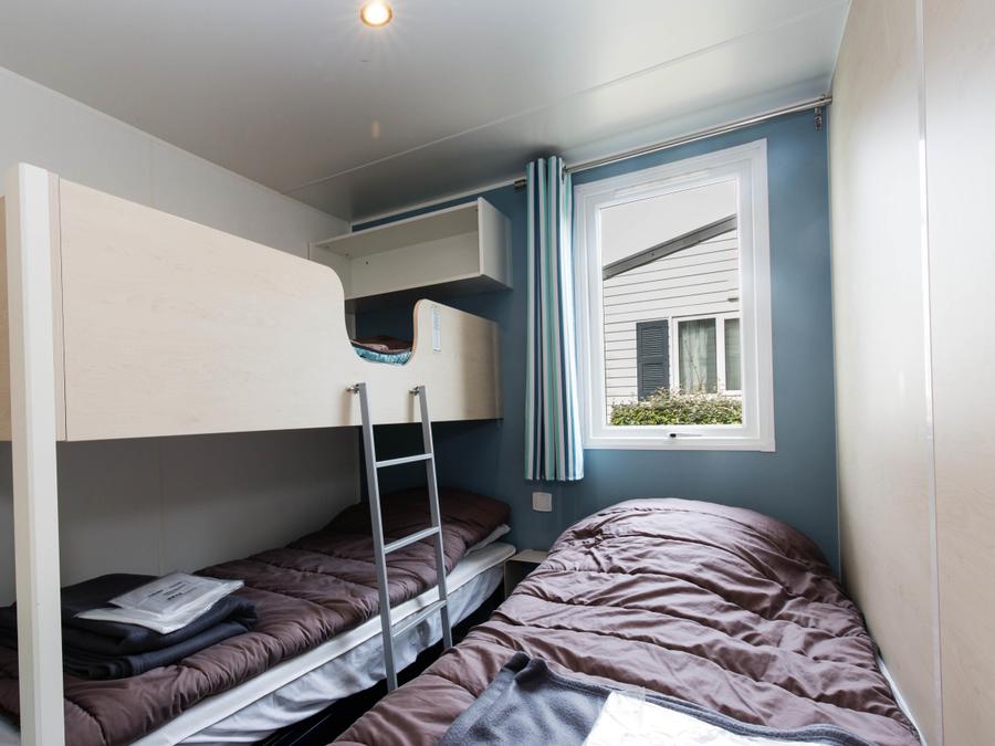 Mobilhome 7 personnes - MH 3CH - TERRASSE SEMI COUVERTE FERMEE 6/7 PERSONNES 6