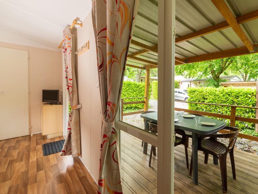 Mobilhome 4 personnes - Mobil-home Dimanche 2 chambres + terrasse couverte - sans sanitaires 3