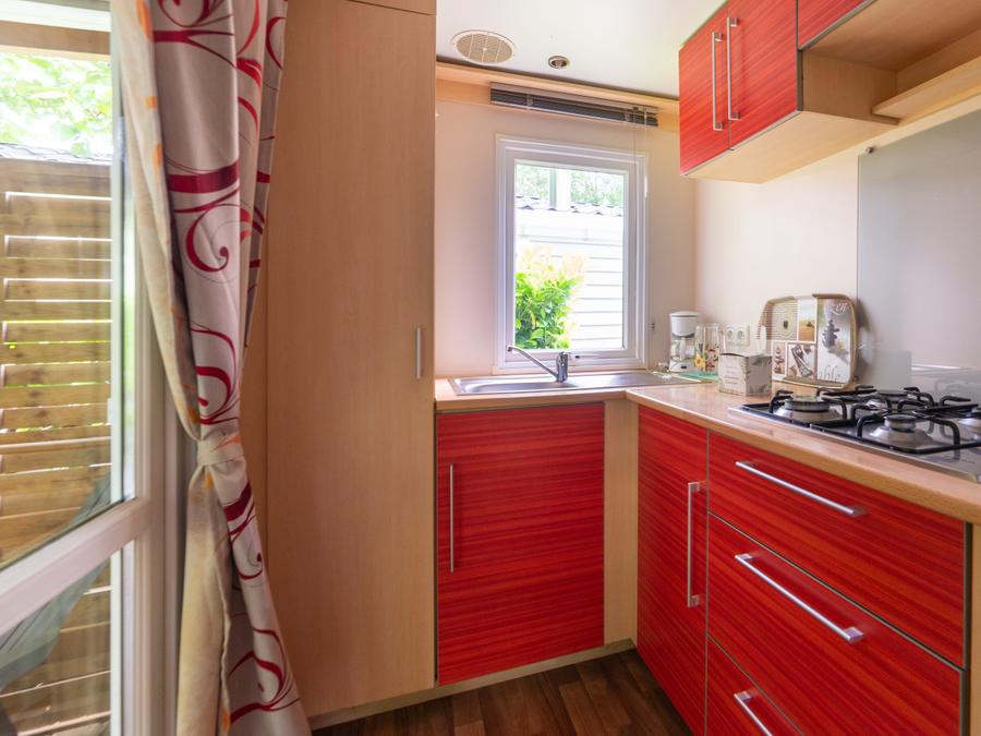 Mobilhome 4 personnes - Mobil-home Dimanche 2 chambres + terrasse couverte - sans sanitaires 2