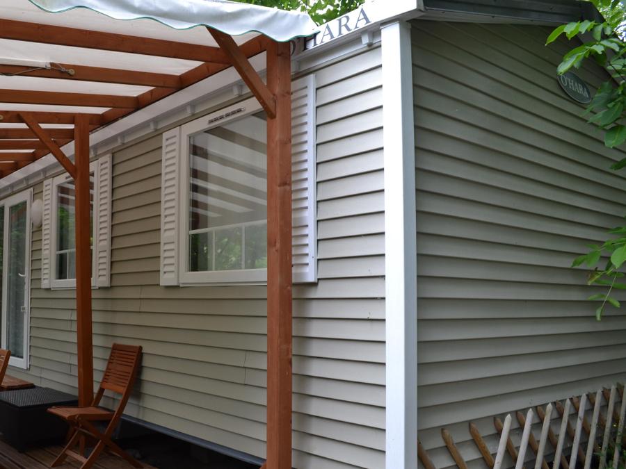 Mobilhome 6 personnes - Mobil-home 3 chambres + terrasse couverte 3