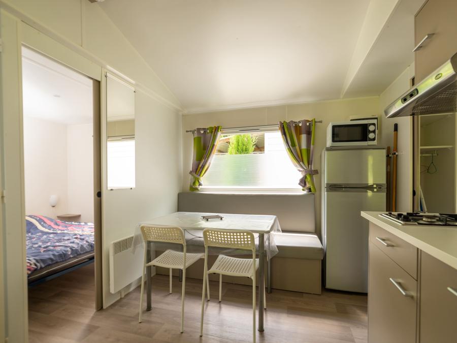 Mobilhome 5 personnes - Mobil-home Dimanche 2 chambres + terrasse couverte 1